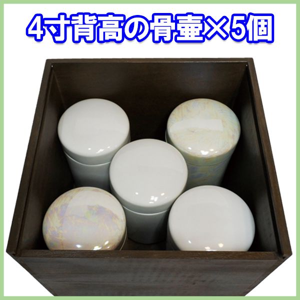 4寸背高5個収納